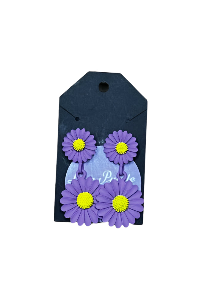 double Sun flower earring